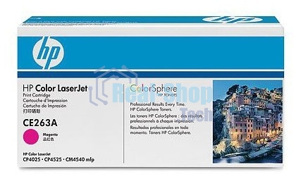 Картридж лазерный HP CE263A пурпурный CLJ CP4025/CP4525 (11000 стр.)