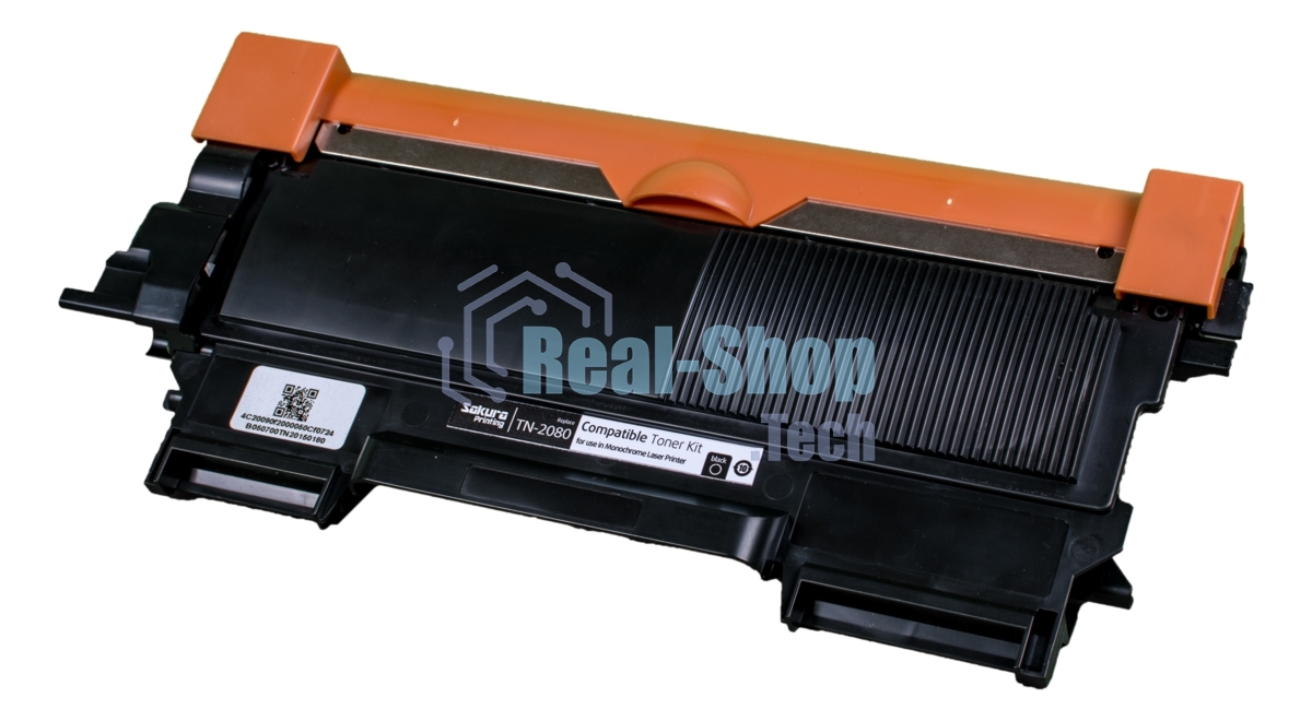 Картридж лазерный Sakura TN2080 для Brother HL-2130R, DCP-7055R, черный, 700 к