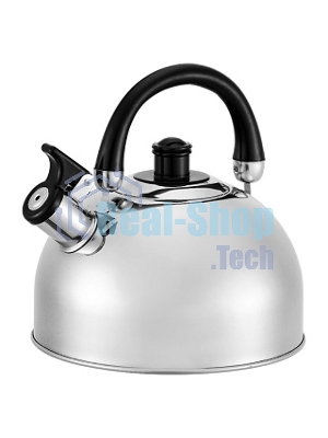 Чайник для плиты WEBBER BE-0527 из нерж.стали 3.5 л со свистком (12)