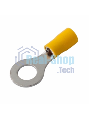 Наконечник кольцевой изолированный Rexant ø 8.4 мм 4-6 мм² (НКи 6.0-8/НКи5,5-8) желтый