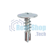 Саморез с прессшайбой Kranz ПШС сверло 4.2х13, короб (200 шт./уп.)