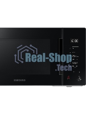 Микроволновая печь Samsung MG23T5018AK/BW черный, 23 л, 800 Вт, переключатели - сенсор