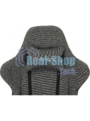 Кресло Zombie Neo 3C1 серый, экокожа, 120 кг, механизм качания