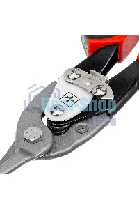 Ножницы Matrix по металлу, 250 мм, прямой рез,сталь CRMO,двухкомпонентные рукоятки, PRO