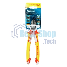 Бокорезы Gross 17582 диэлектрические рукоятки до 1000в трехкомпонентные рукоятки 180 мм