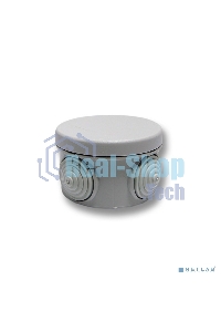 Рувинил 67020 Тусо.Коробка расп. для о/п, D = 70 мм, Н = 50 мм, 4 ввода, IP55 (св.-серая)