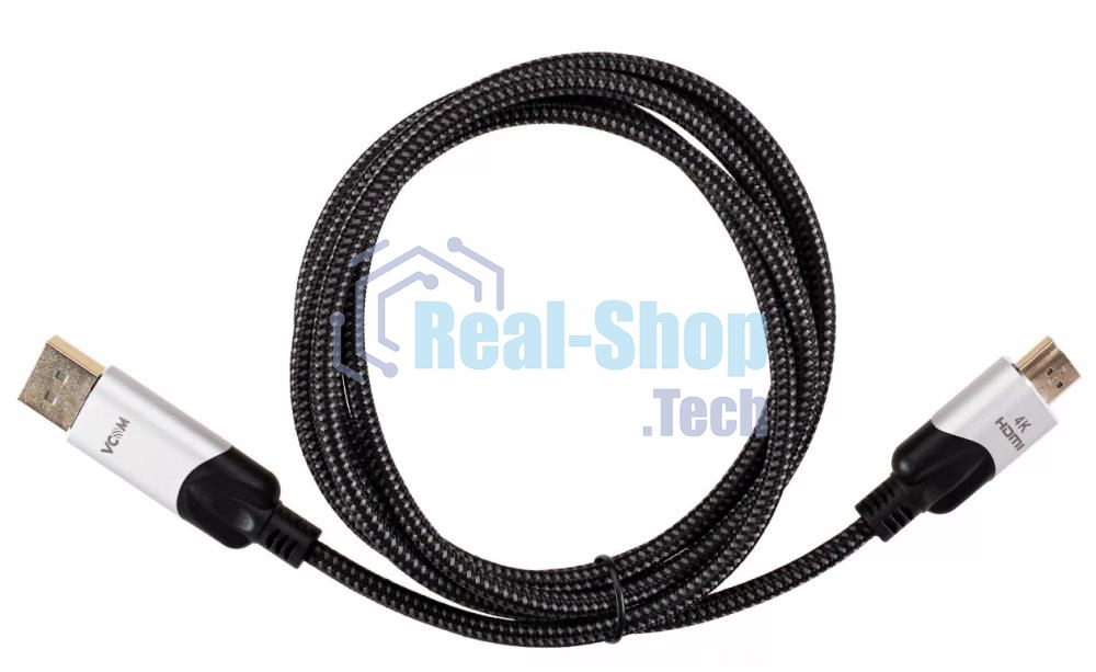 Кабель-переходник VCOM CG608M-1.8M DisplayPort M-> HDMI M 4K@60Hz 1,5 м VCOM (CG608M-1.8M)