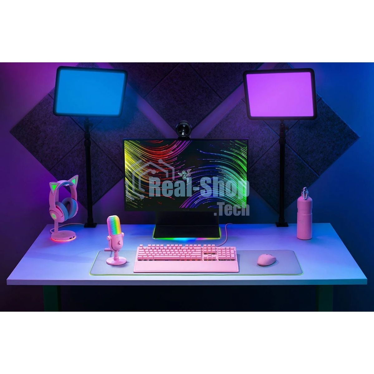 Микрофон Razer Seiren V3 Chroma - Quartz/Razer Seiren V3 Chroma - Quartz