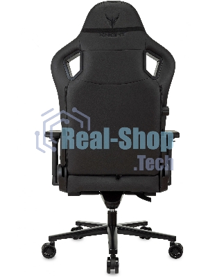 Кресло Knight Craft черный, экокожа, 120 кг, механизм качания