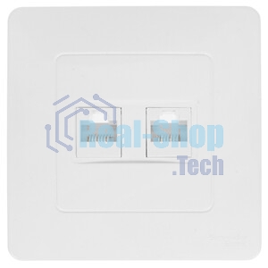 Systeme Electric Blanca внутр Бел Розетка 2-ая компьютерная RJ45