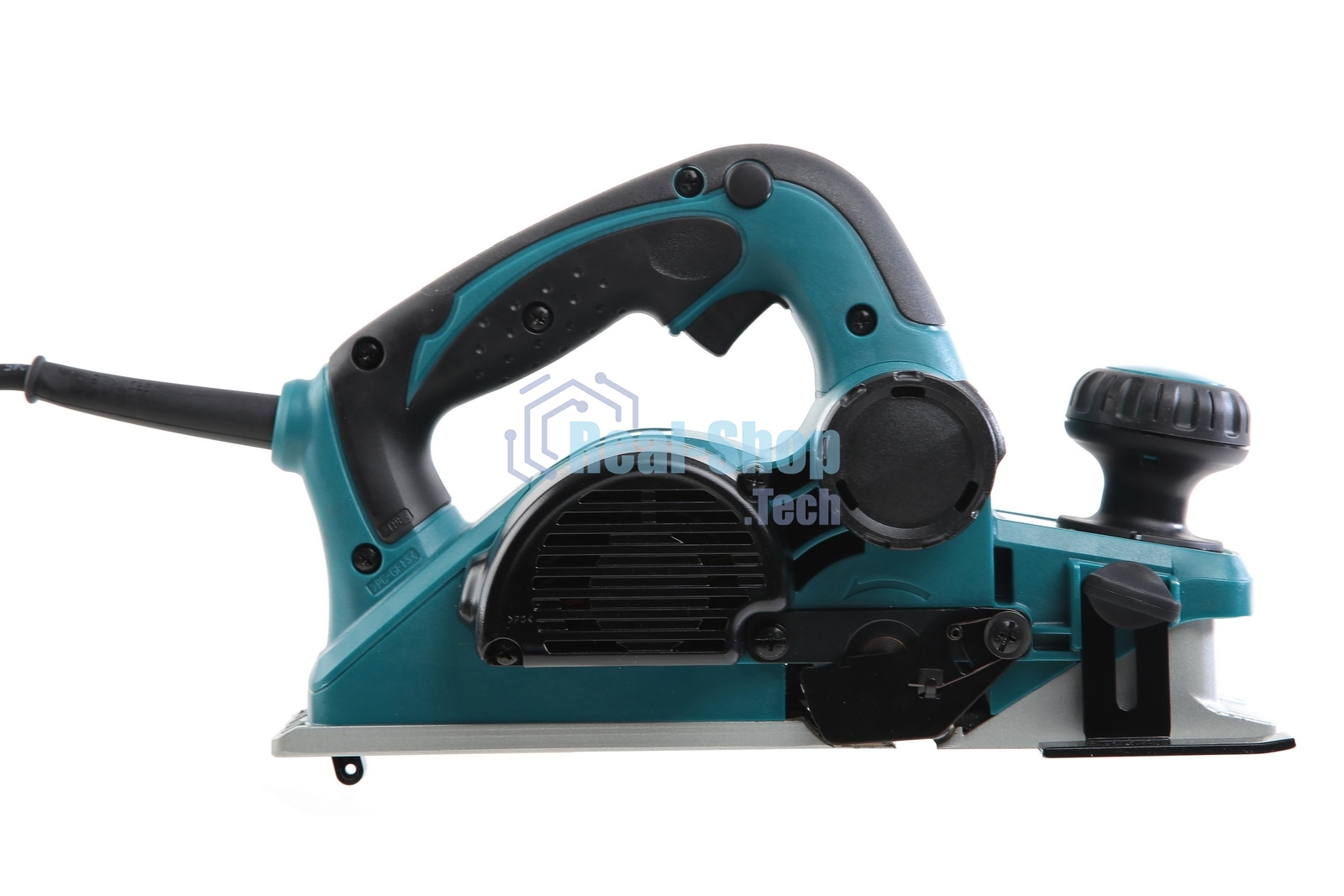 Рубанок Makita KP0810 Рубанок,850Вт,16000об\м,ширина-82мм,глуб-4мм,3.2кг,кор,парал упор