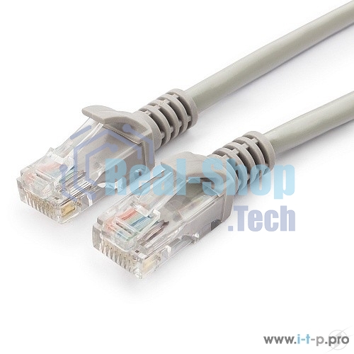 Патч-корд медный UTP Cablexpert PP10-20M cat.5e, 20м, литой, многожильный, серый