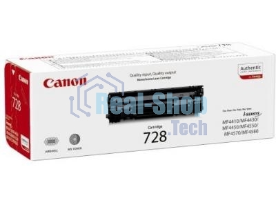 Картридж лазерный Canon 728 черный (2100 стр.) для Canon MF4410/4430/4450/4550/4570/4580