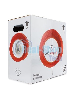 Кабель FTP Cablexpert FPC-5004E-SO кат.5e медь однож. экран, 305м pullbox, серый