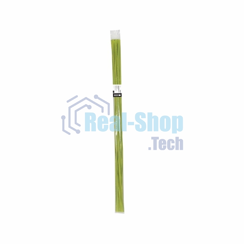 Термоусаживаемая трубка Rexant 2,0/1,0 мм, желто-зеленая, упаковка 50 шт. по 1 м