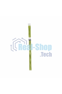 Термоусаживаемая трубка Rexant 2,0/1,0 мм, желто-зеленая, упаковка 50 шт. по 1 м