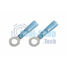 Наконечник кольцевой изолированный термоусаживаемый Rexant ø 6.5 мм 1.5-2.5 мм² (НКи-т 2.5-6/НКи-т2-6) синий