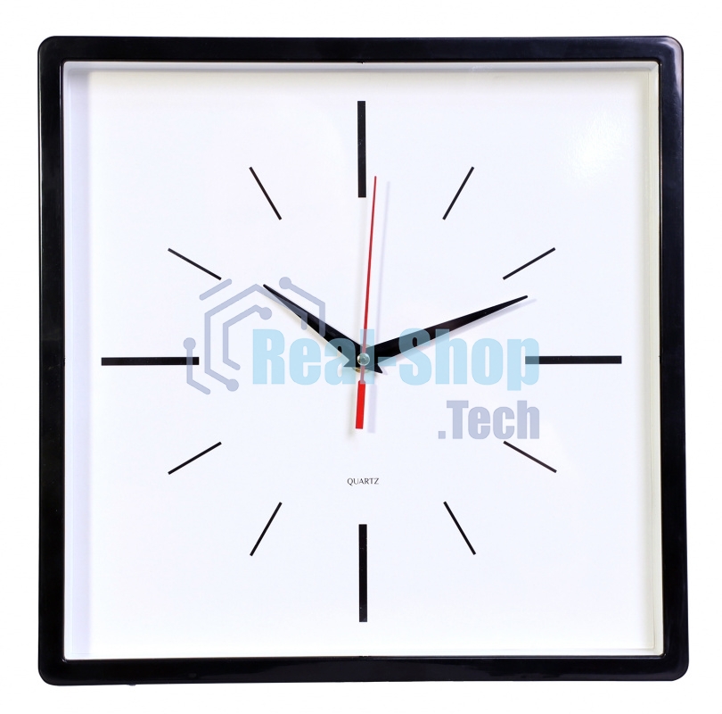 Часы настенные аналоговые Бюрократ WallC-S61P D30 см черный