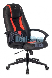 Кресло игровое Zombie 8 черный/красный, искусственная кожа, крестовина пластик