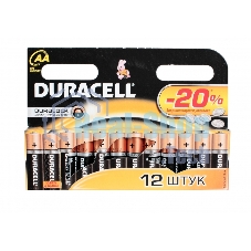 Батарейка DURACELL LR6-12BL BASIC (12 шт. в уп-ке)