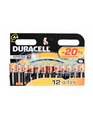 Батарейка DURACELL LR6-12BL BASIC (12 шт. в уп-ке)