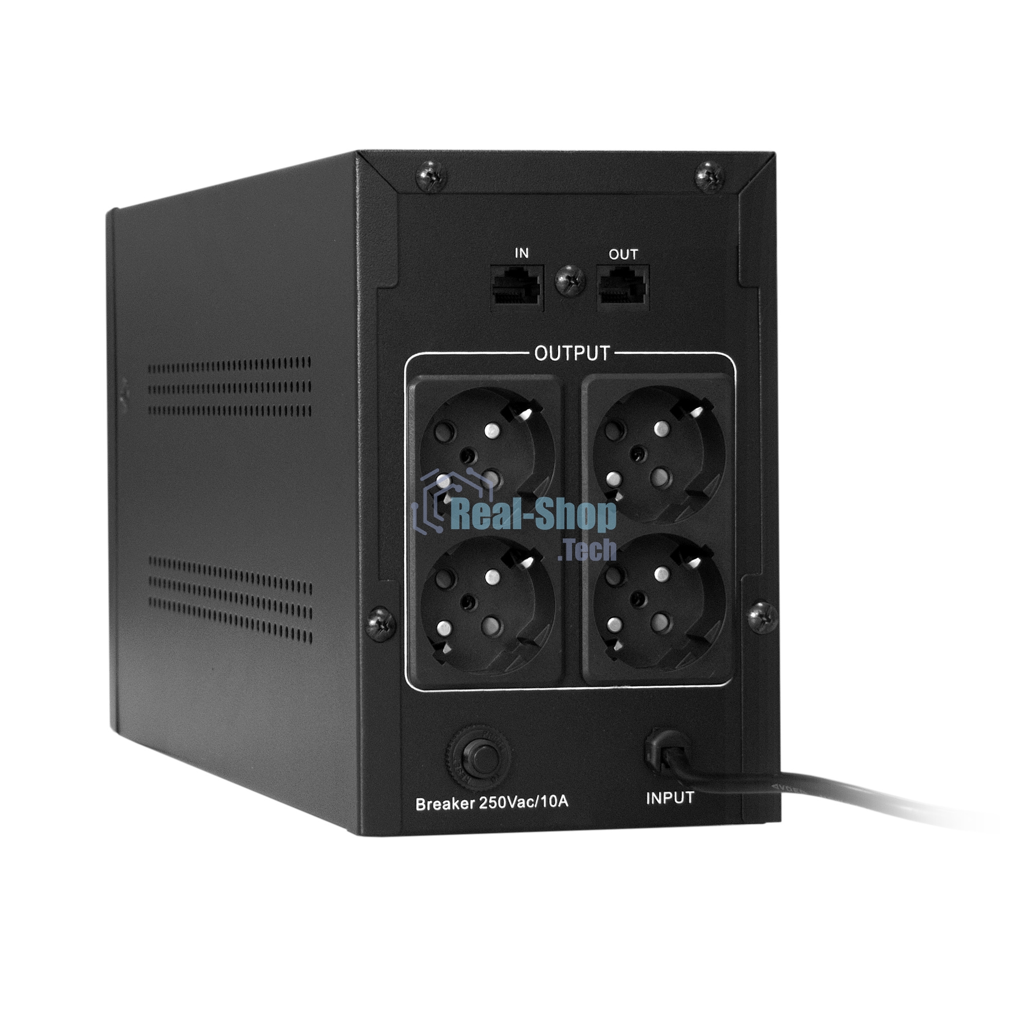 Источник бесперебойного питания ExeGate SpecialPro Smart LLB-1000.LCD.AVR.EURO.RJ 1000VA/650W, LCD, AVR, 4 евророзетки, RJ45/11, черный