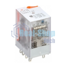 Реле интерфейсное ORM-1 4C 220В AC с LED и тест. кнопкой ONI ORM-1-4C-AC220V-L-B