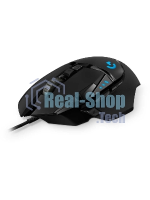 Мышь проводная Logitech G502 HERO черный, 25600 dpi, USB, кнопки - 11