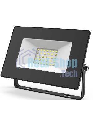 Прожектор светодиодный GAUSS 613527130 LED 30W 2000lm IP65 3000К черный 1/60