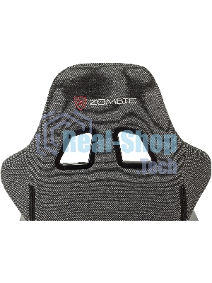 Кресло Zombie Neo 3C1 серый, экокожа, 120 кг, механизм качания