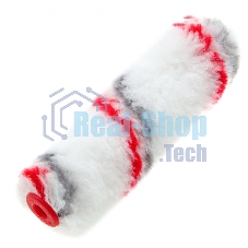 Мини-валик сменный НЕЙЛОН Профи, 100 мм, ворс 12 мм, D - 16 мм, D ручки - 6 мм, полиамид MTX