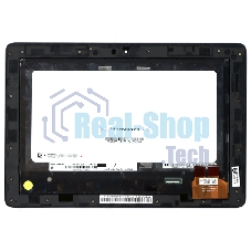 Модуль (матрица + тачскрин) для Asus PadFone 2 (A68) Station 203 черный с рамкой