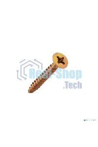 Саморез универсальный Kranz 5х40, желтый цинк, пакет (20шт.)