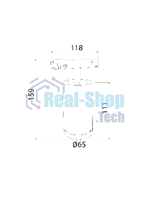 Трековый светильник Slim Magnetic R06 10W 4200K Ringe (черный/серебро) 85506/01