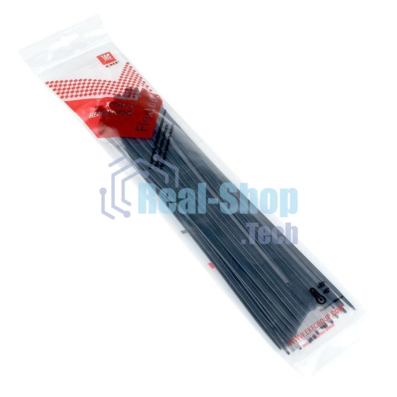 Хомут P6.6 3.6x250 FlexLock стандартный черн. (уп.50шт) PROxima EKF plc-fl-ctsb-3.6x250-r