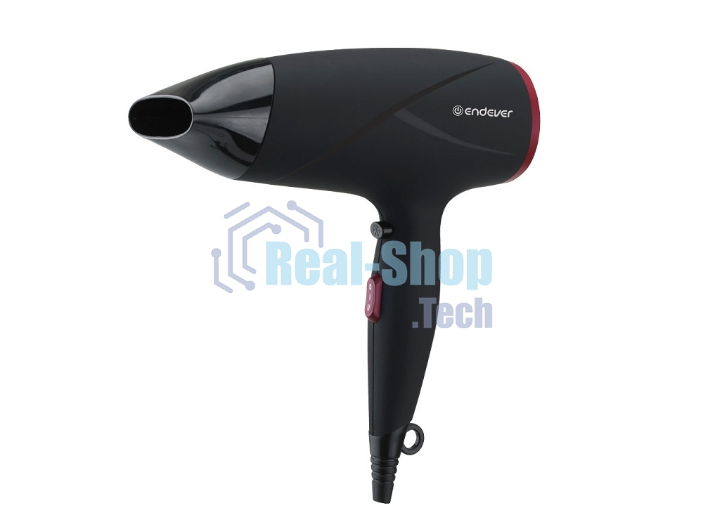 Фен EndeverAurora 462, 2000Вт, 2 режима мощности, 3 температурных режима, холодный воздух, SOFT TOUCH, защита от перегрева