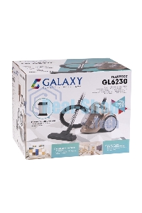 Пылесос Galaxy Line GL 6230 коралловый/черный, 350/1700 Вт, уборка сухая, пылесборник контейнер 2 л