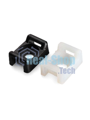 Площадка монтажная под винт Fortisflex ПМО 15х10 белый (уп.100шт)