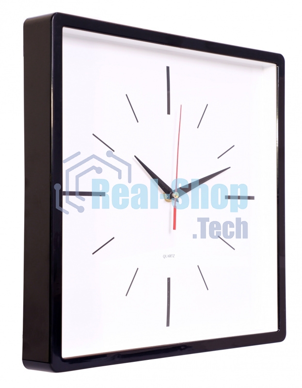 Часы настенные аналоговые Бюрократ WallC-S61P D30 см черный