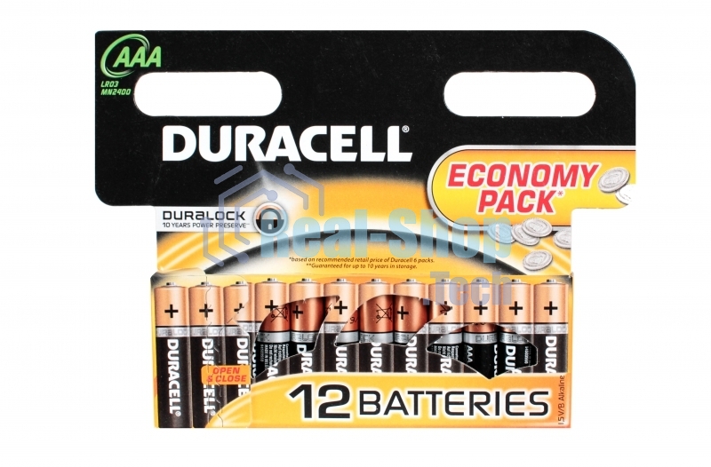 Батарейка Duracell LR03-12BL BASIC AAA (12 шт. в уп-ке)