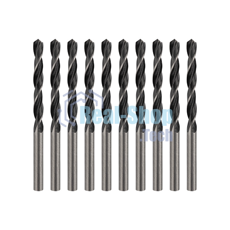 Сверло по металлу Kranz 6,0х93х57 мм HSS (10 шт. в упаковке) DIN 338