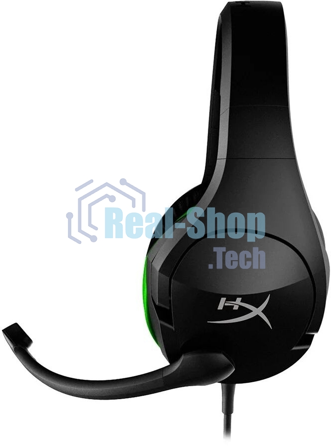 Гарнитура проводная HyperX Cloud Stinger черный/зеленый для: Xbox Series/One (4P5K1AA)