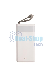 Портативный аккумулятор HOCO J73 Powerful desk lamp power bank, 2.0А (30000mAh), белый