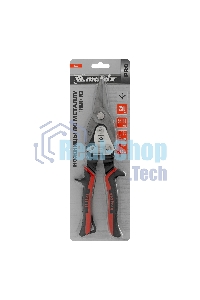 Ножницы Matrix по металлу, 250 мм, прямой рез,сталь CRMO,двухкомпонентные рукоятки, PRO