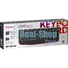 Клавиатура проводная Defender Atom HB-546, USB, черный