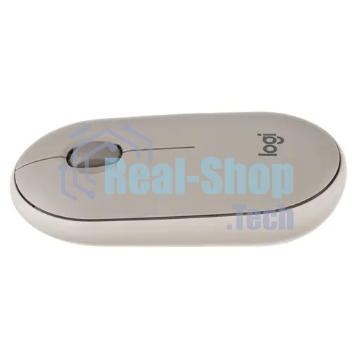 Мышь беспроводная Logitech Pebble M350 серый, 1000 dpi, радиоканал, Bluetooth, USB, кнопки - 3