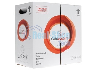 Кабель FTP Cablexpert FPC-5004E-SO кат.5e медь однож. экран, 305м pullbox, серый