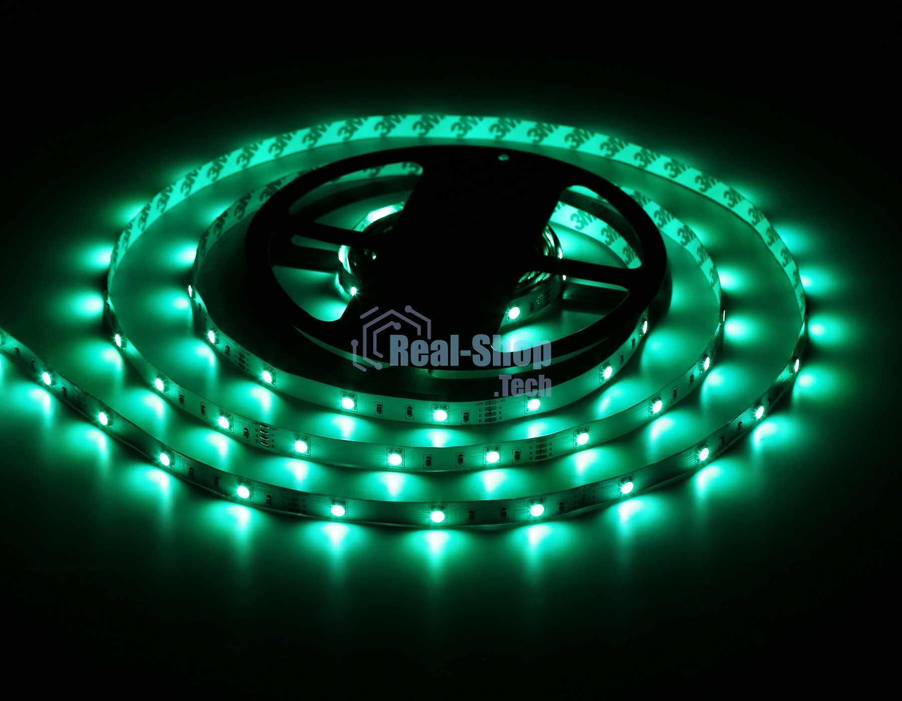 Комплект светодиодной ленты GS2401 5050 30Led/ 7.2W m/ 12V IP20 RGB/ 5000*10*1.87mm (4 конт.)