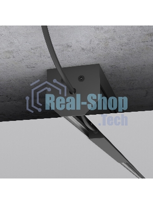 Slim Magnetic Шинопровод в натяжной потолок с декоративными вставками (черный) (2м) 85204/00