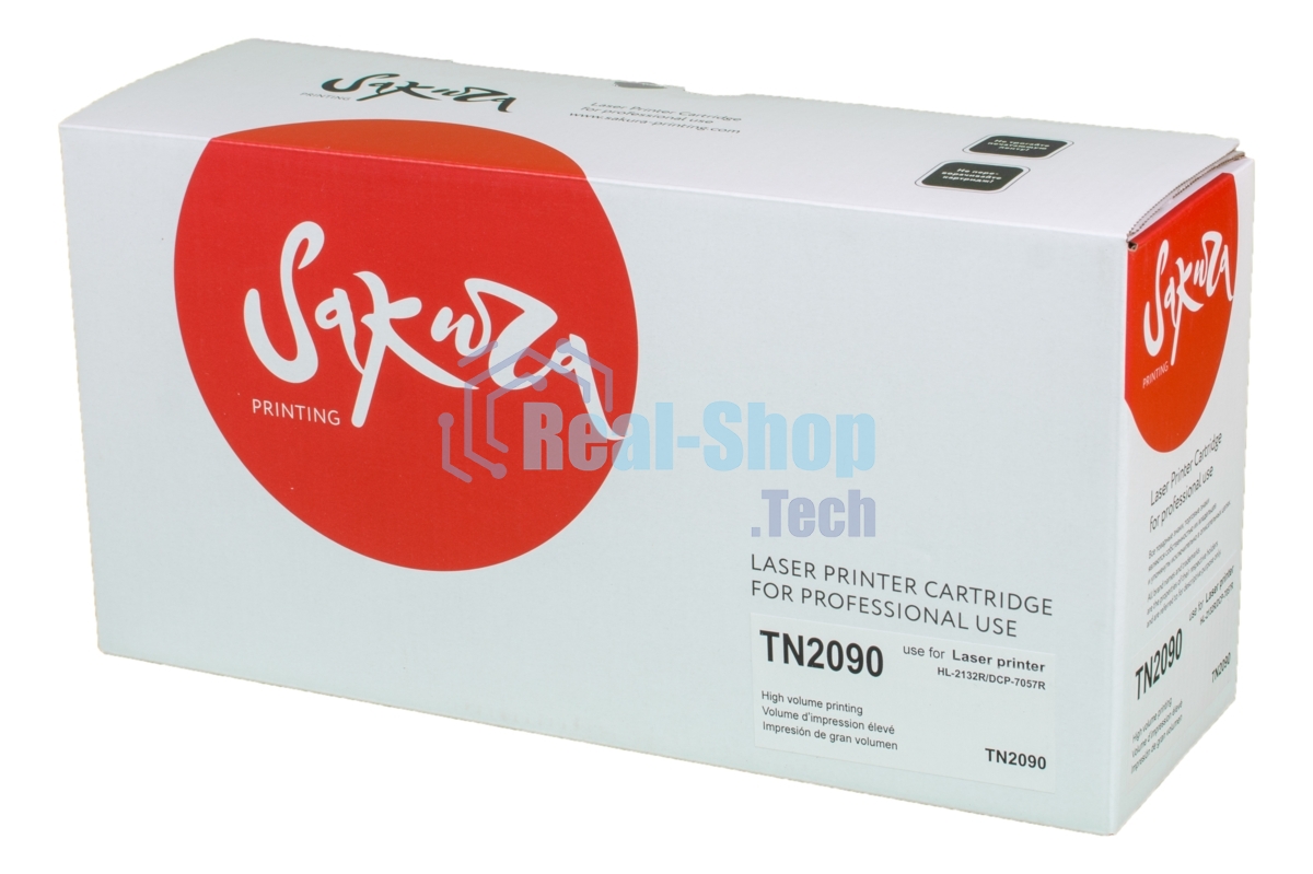 Картридж лазерный Sakura TN2090 для Brother DCP-7057, HL-2132, 1000 к.